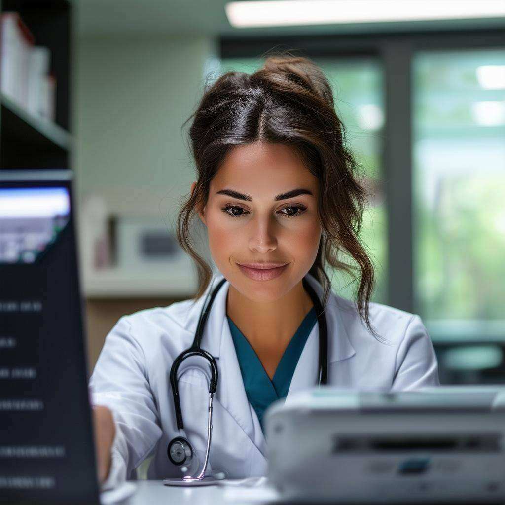 nurse on computer-1